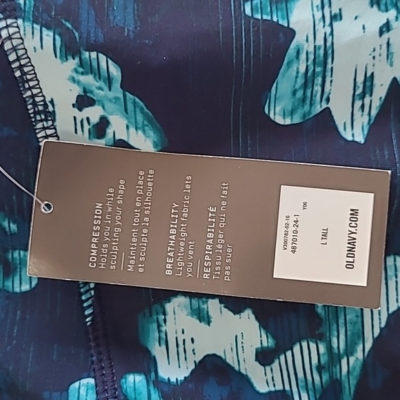 NWT Old Navy women's Cropped leggings size Large Tall - Picture 5 of 6